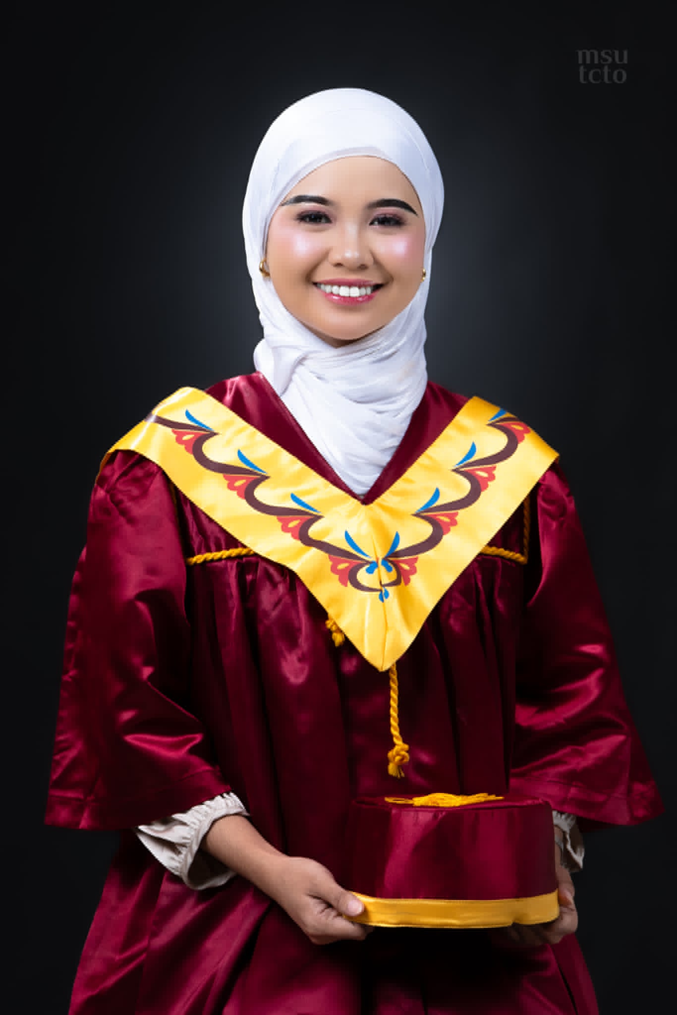 Graduate model portrait